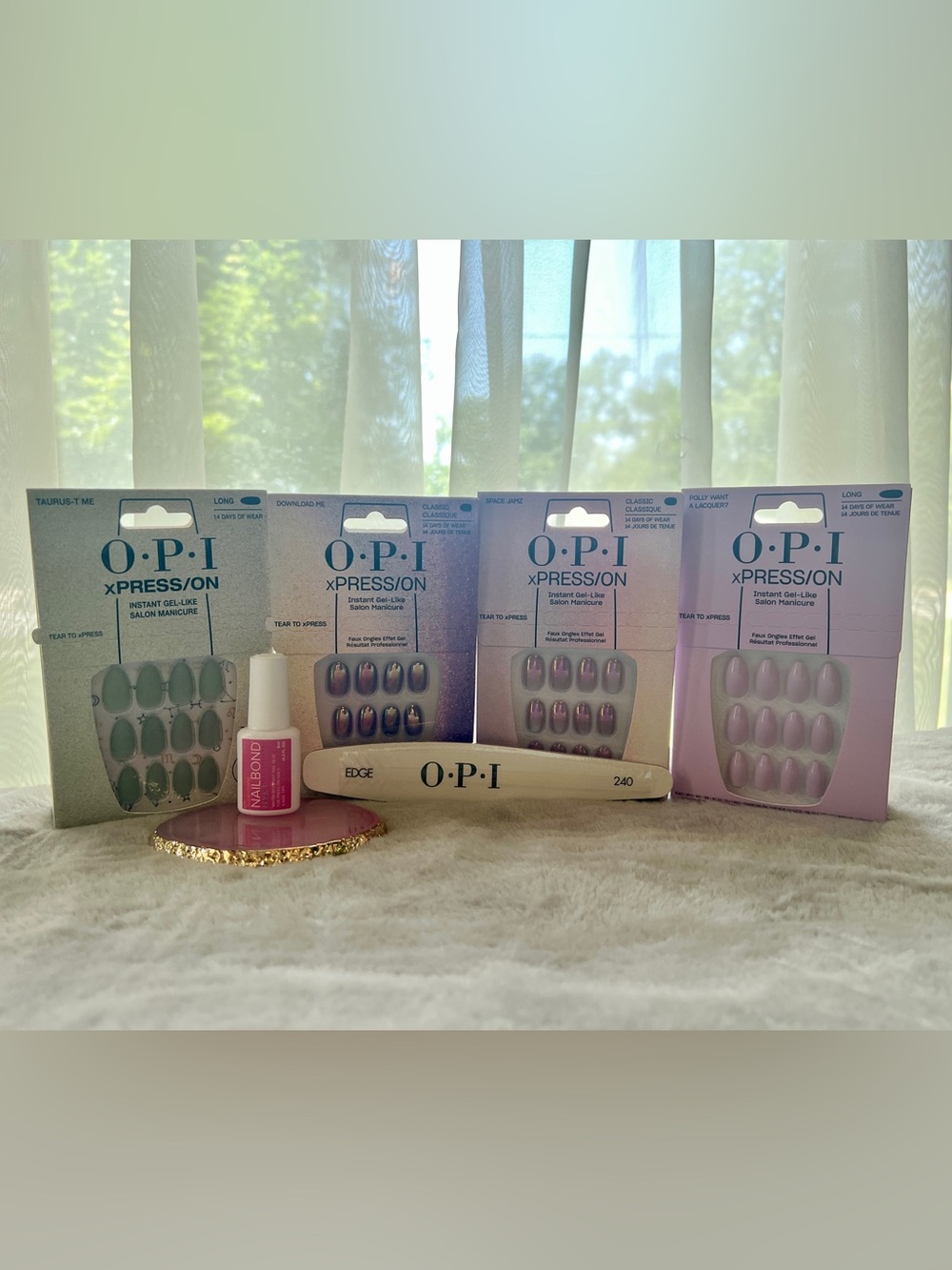 OPI xPRESS/ON Press-On Nails BUNDLE (4) | Download Me Space Jamz Taurus-t Me